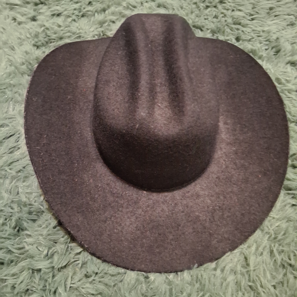 Classic Black Felt Fedora Hat